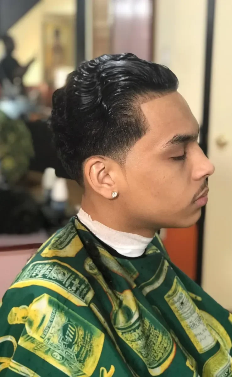 Sharp skin fade with a clean lineup